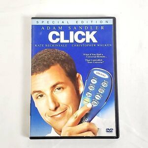 Click DVD Special Edition Adam Sandler Kate Beckinsale Comedy